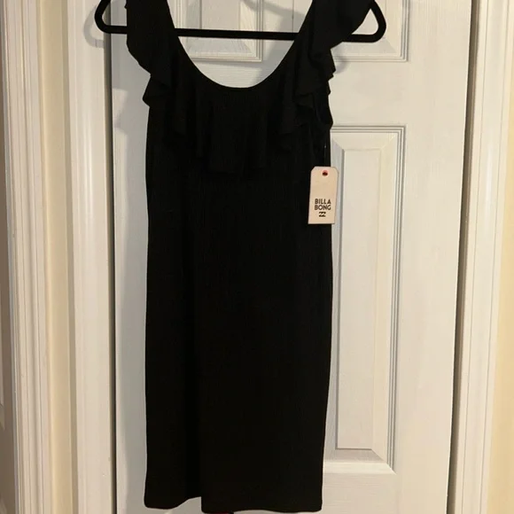 Billabong | Dresses | Billabong Black Dress Nwt Low Back | Poshmark